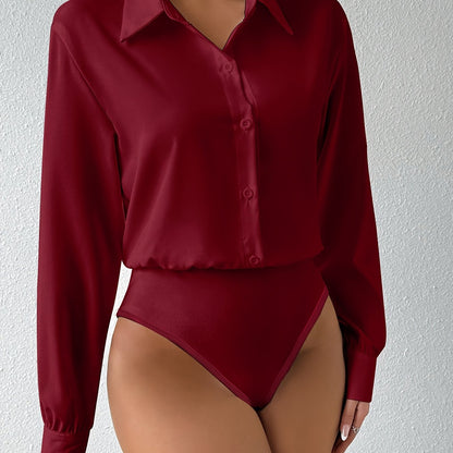 Eleganter Langarm-Shirt-Body
