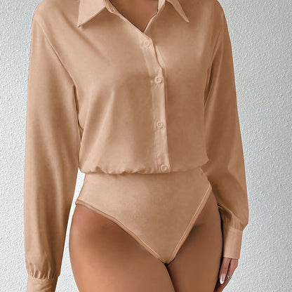 Eleganter Langarm-Shirt-Body