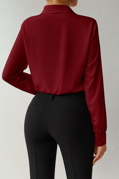 Eleganter Langarm-Shirt-Body