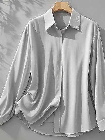 Chic French Button-Up Blouse