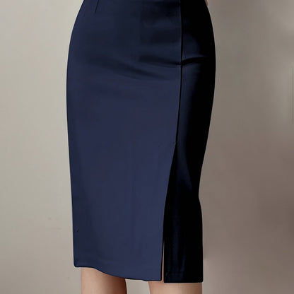 Schicker Maxirock mit hoher Taille und Gürtel